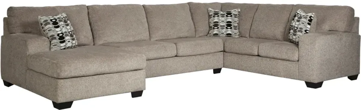 Ballinasloe 3 Piece Left Chaise Sectional