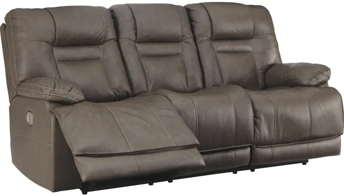 Ashley Furniture | Wurstrow Power Reclining Sofa | Umber