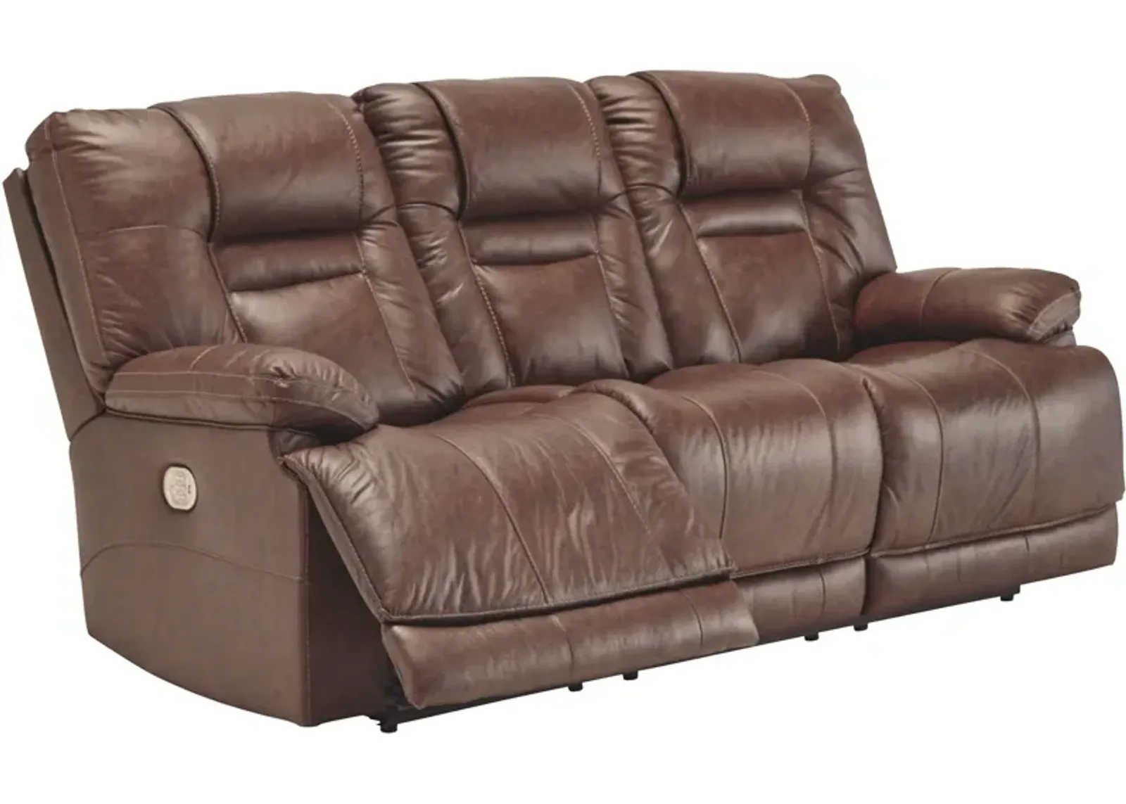 Ashley Furniture | Wurstrow Power Reclining Sofa | Umber