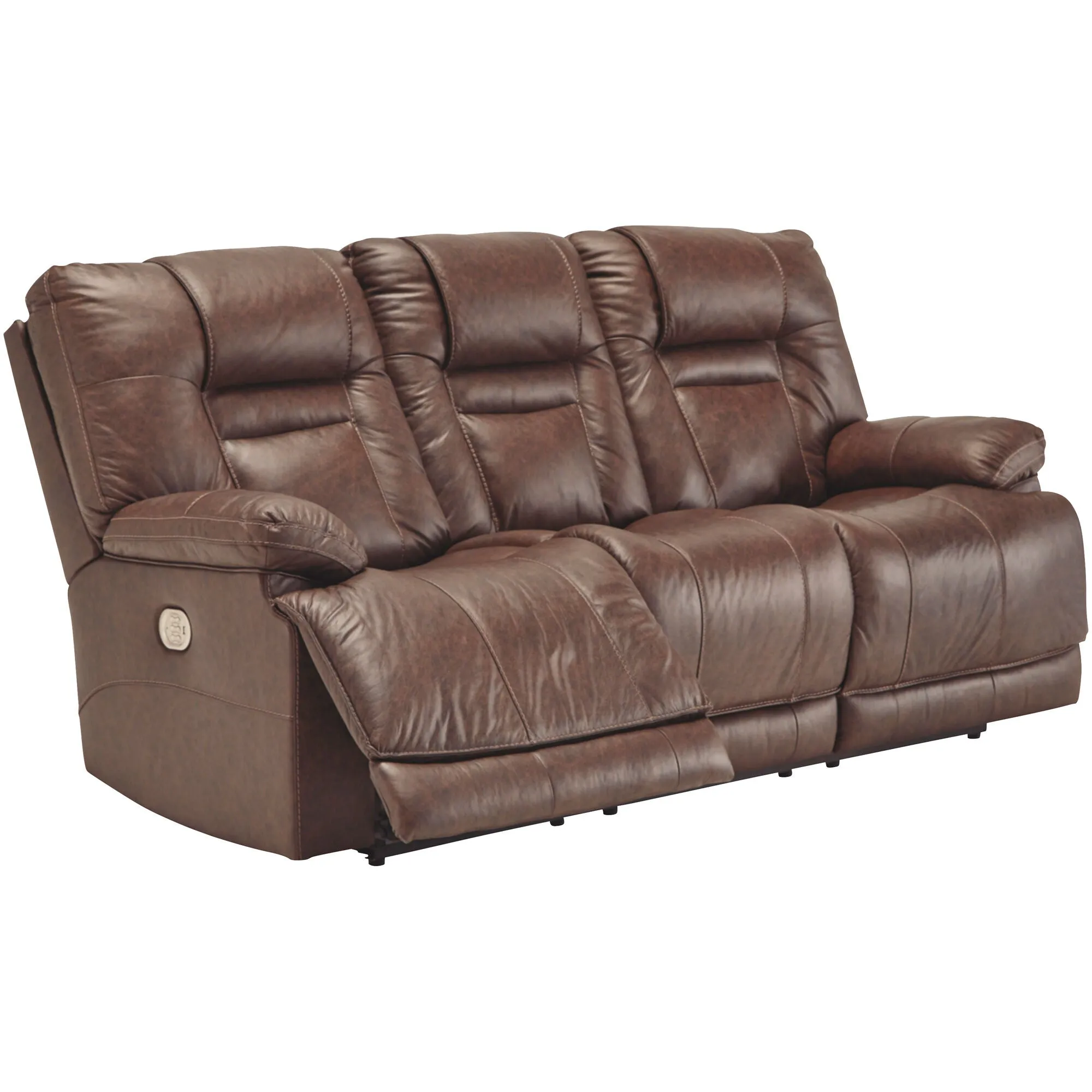 Ashley Furniture | Wurstrow Power Reclining Sofa | Umber