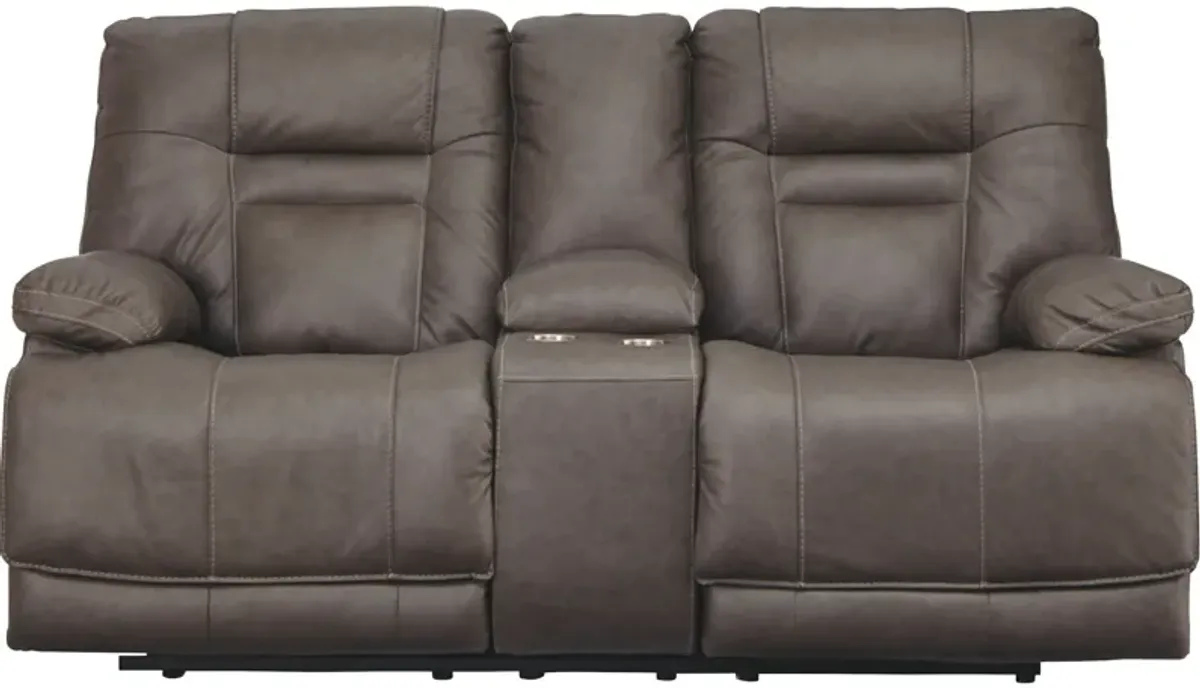 Wurstrow Power Reclining Console Loveseat