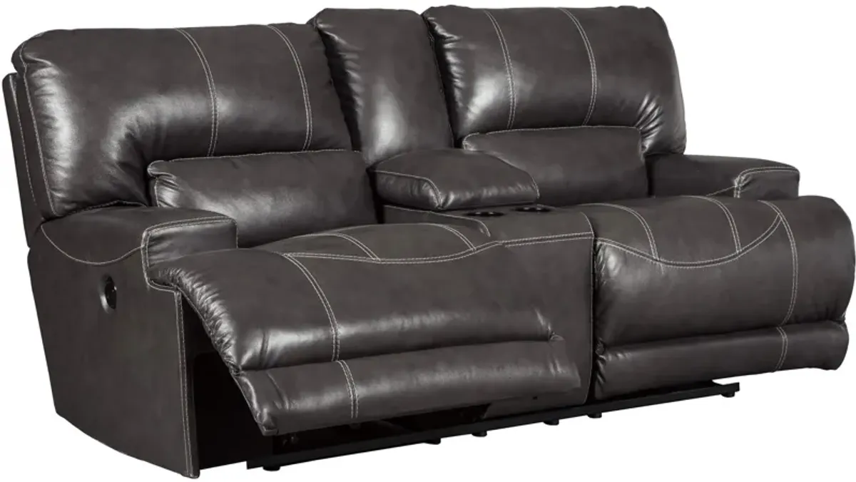 McCaskill Power Reclining Console Loveseat