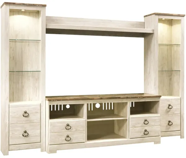 Ashley Furniture Willowton 4 Piece Entertainment Center