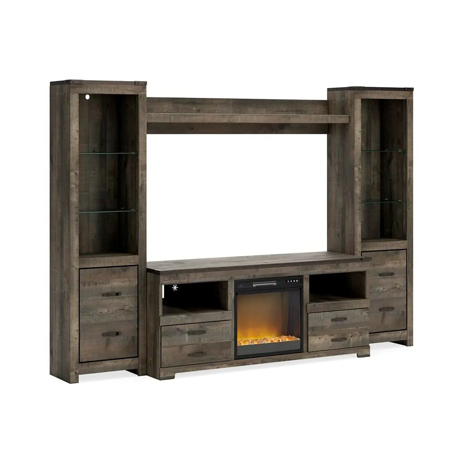 Trinell 63 Inch Fireplace TV Stand