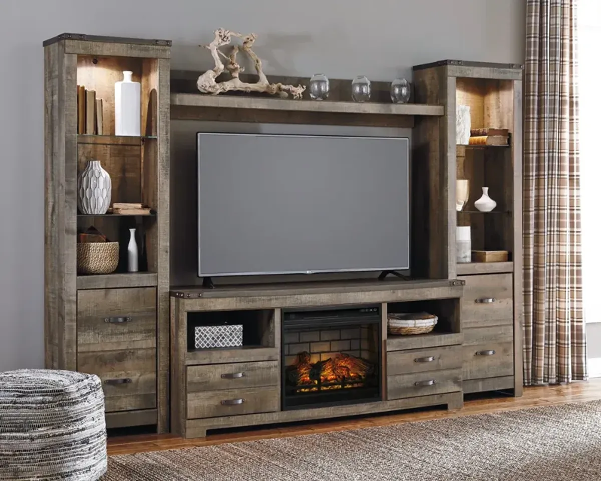 Trinell 4 Piece Infrared Fireplace Entertainment Center