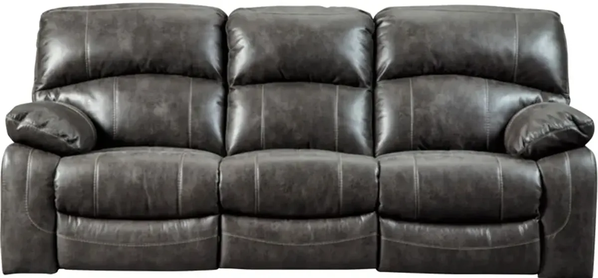 Ashley Furniture | Dunwell Power Reclining Sofa | Steel