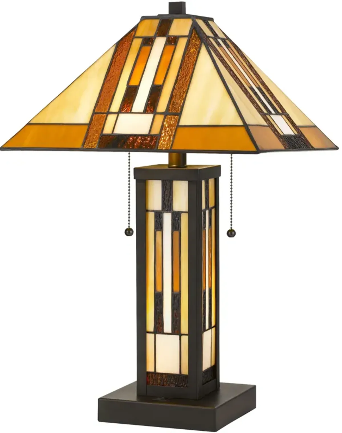 Cal Lighting Tiffany Bronze Table Lamp
