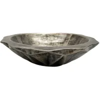 Terracotta Tazon Diamante Silver Black Bowl