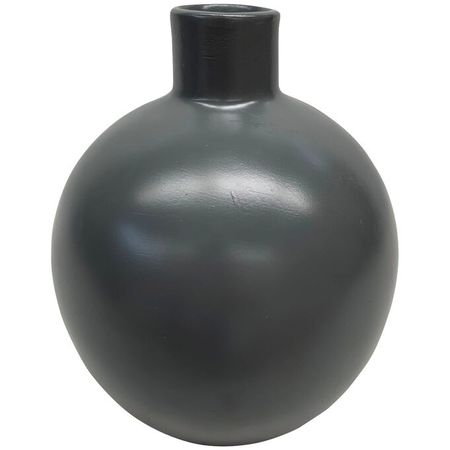 Terracotta Florero Gray Medium Sphere Vase