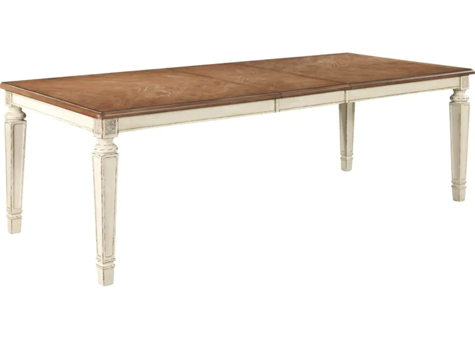 Ashley Furniture | Realyn Rectangular Dining Table | Chipped White