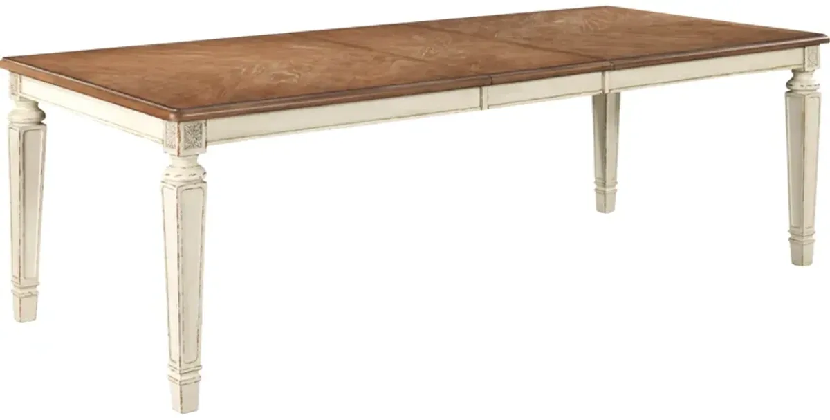 Ashley Furniture | Realyn Rectangular Dining Table | Chipped White