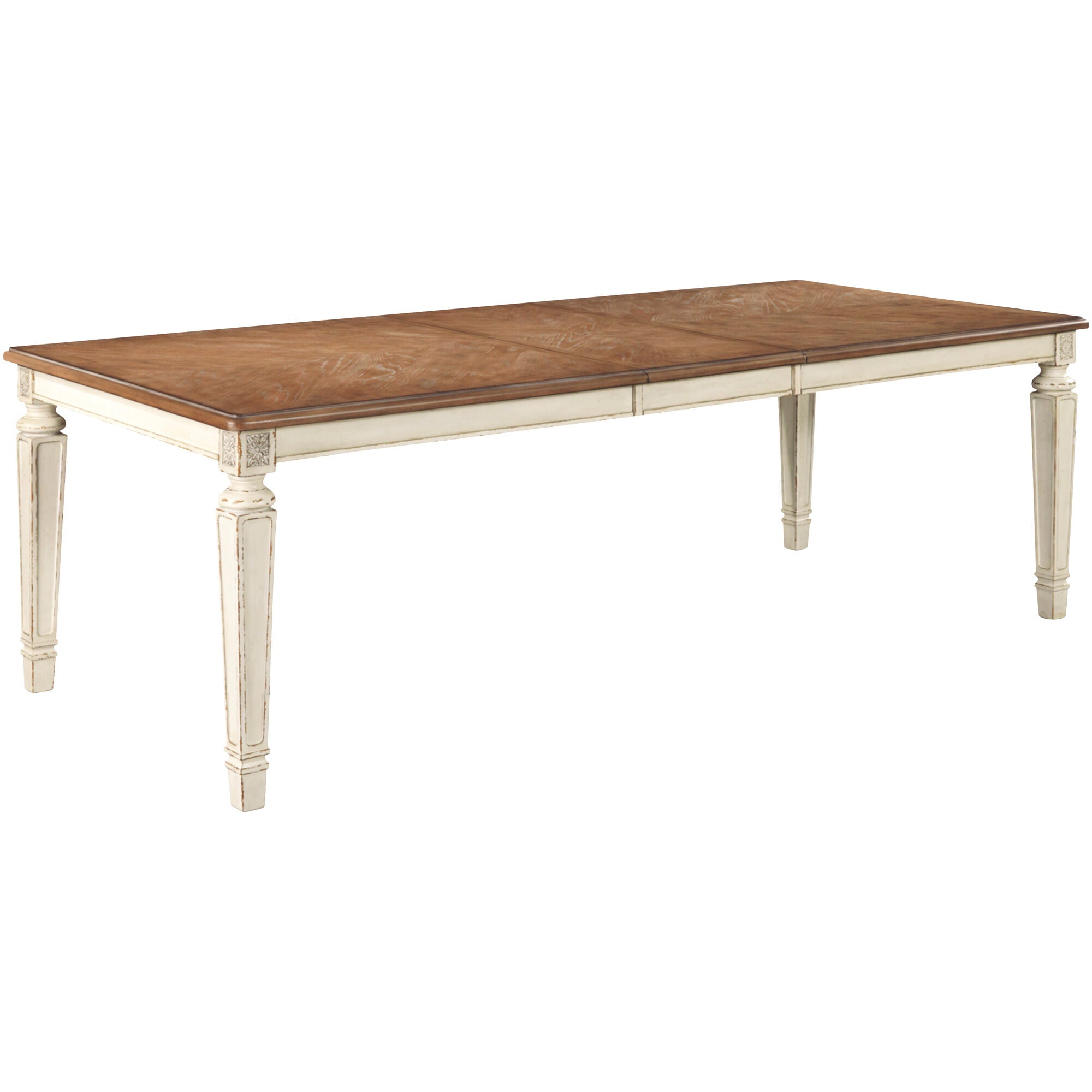 Ashley Furniture | Realyn Rectangular Dining Table | Chipped White