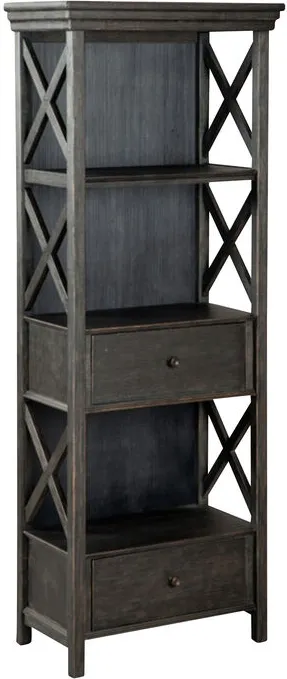 Tyler Creek Black Display Cabinet