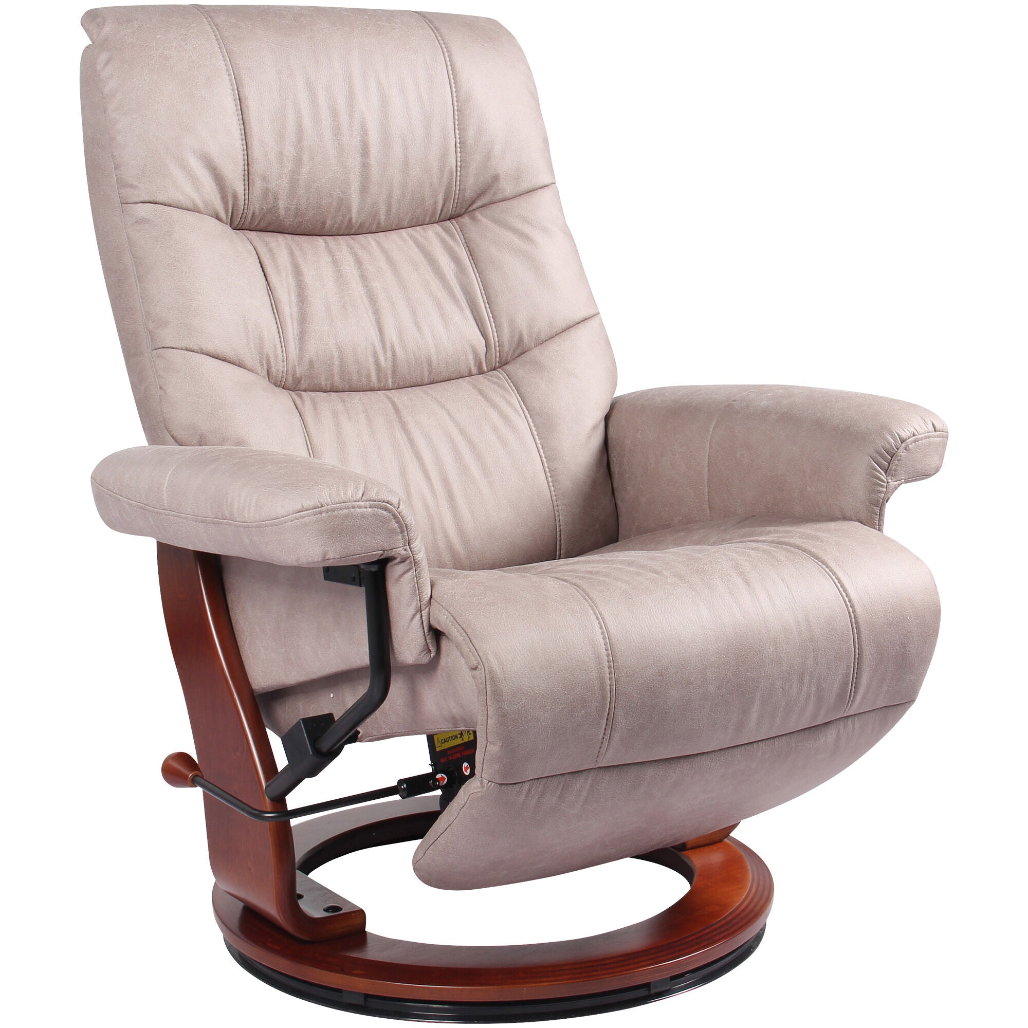 Benchmaster | Valencia Recliner with Flip Up Footrest Chair | Dark Brown