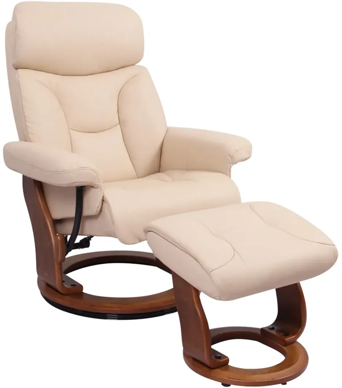 | Emmie Recliner with Ottoman | Khaki