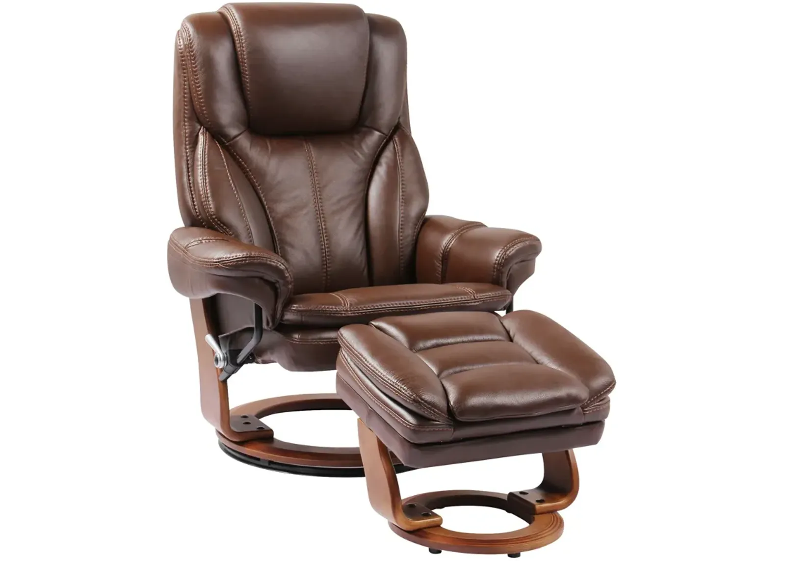 | Hana Recliner with Ottoman | Brown