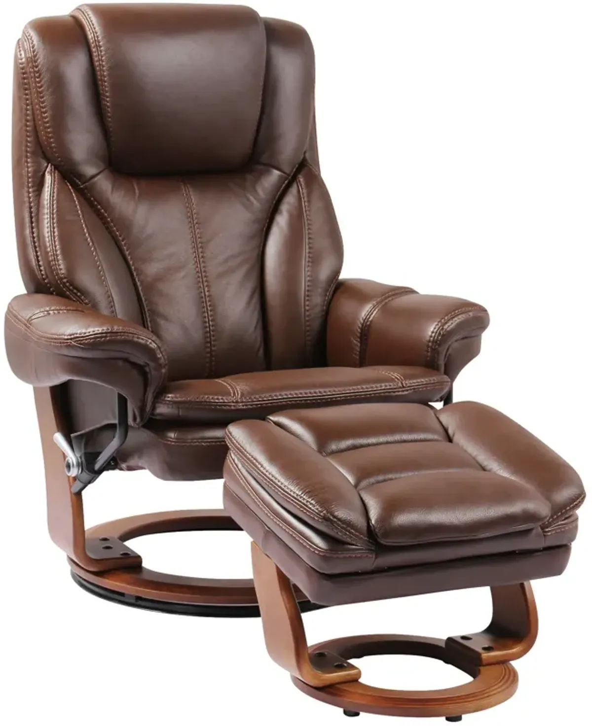 | Hana Recliner with Ottoman | Brown