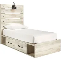Cambeck White Twin 4 Drawer Storage Bed
