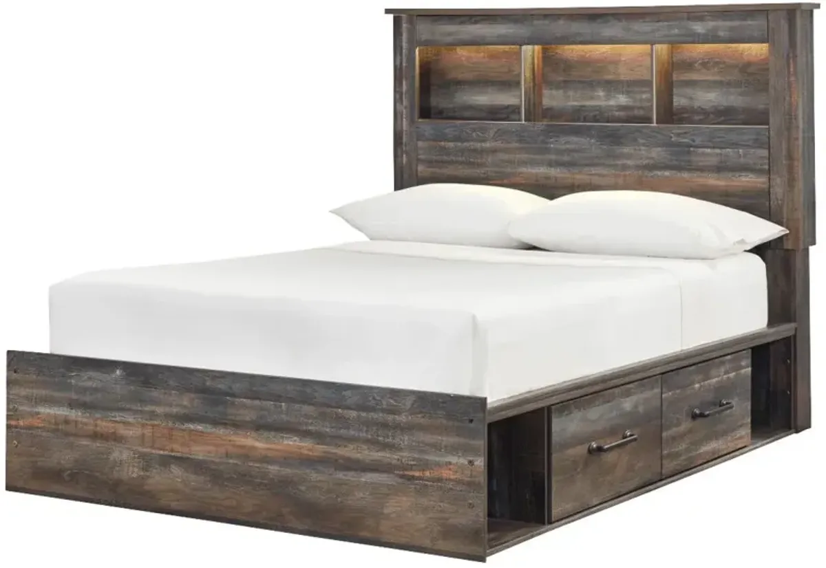 Ashley Furniture Drystan 4 Drawer Bookcase Storage Bed