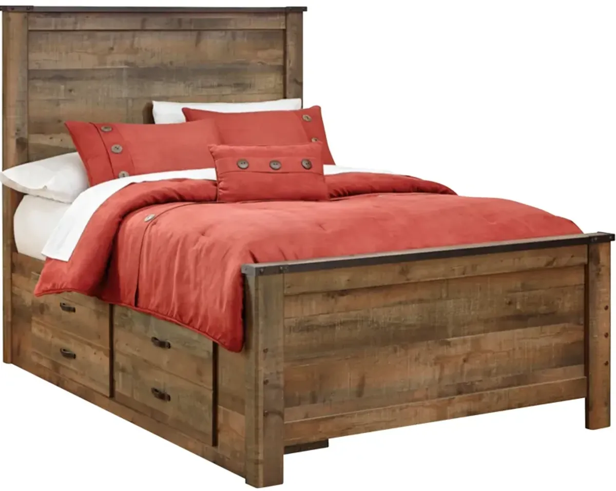 Trinell Storage Panel Bed