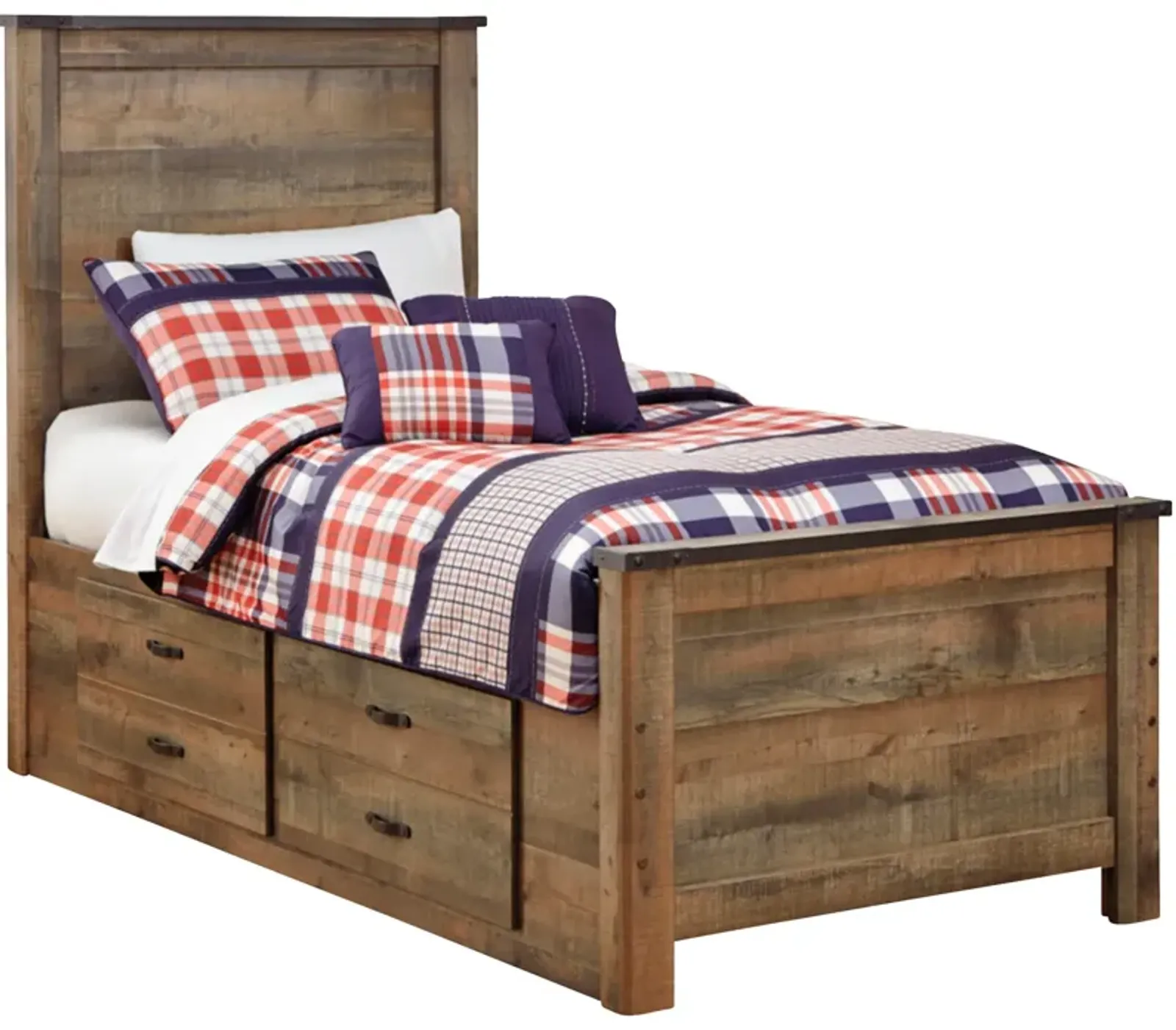 Trinell Storage Panel Bed