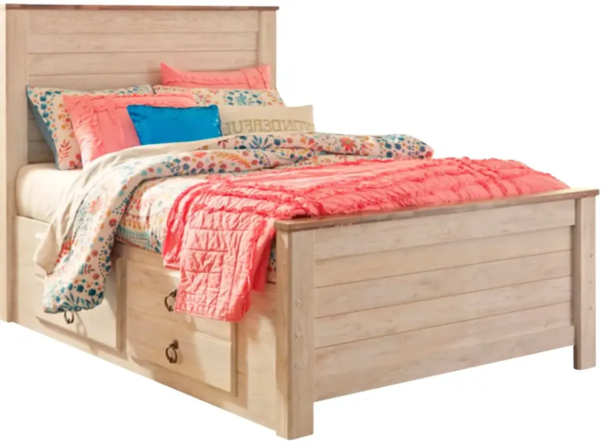 Willowton 2 Drawer Storage Bed