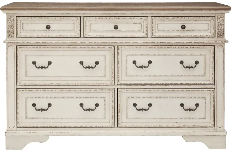 Ashley Furniture | Realyn 7 Drawer Dresser | White