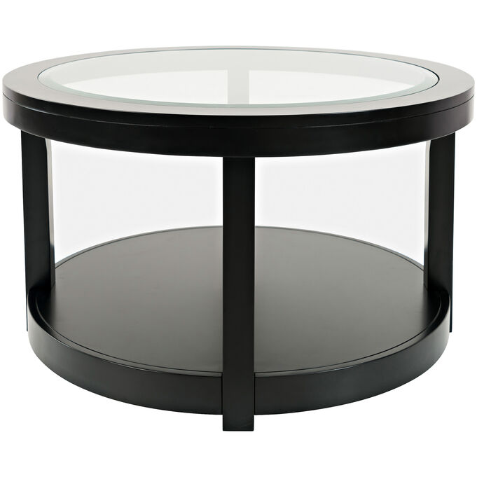 Urban Icon Black Round Coffee Table