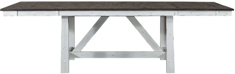 Liberty Furniture | Farmhouse Trestle Dining Table | White