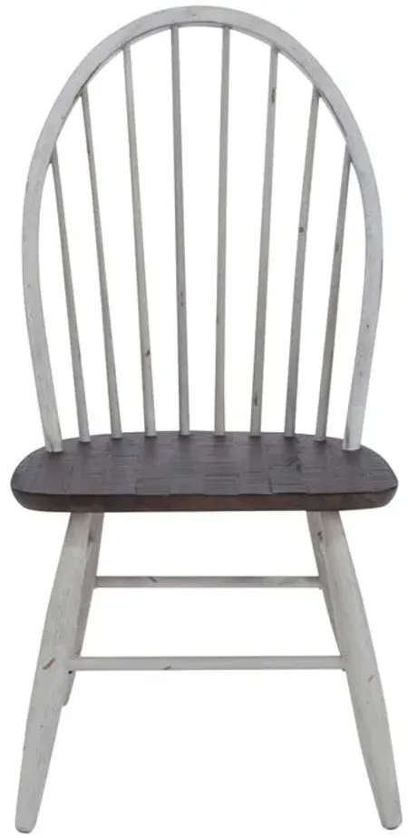 Farmhouse White Windsor Side Chair
