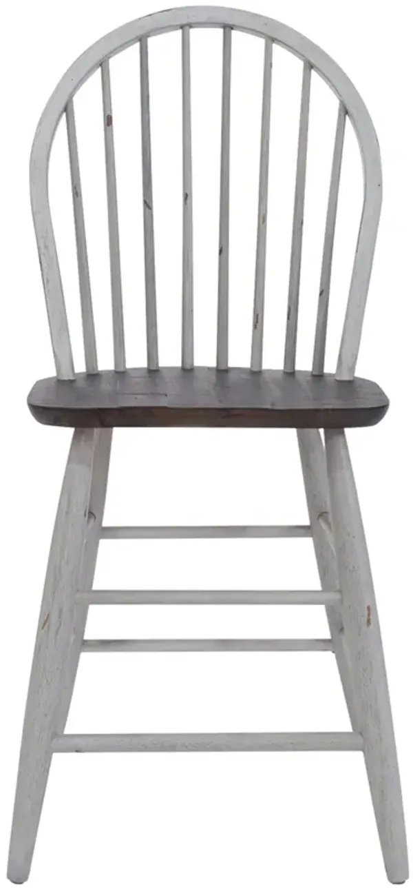 Liberty Furniture Farmhouse Windsor Counter Stool
