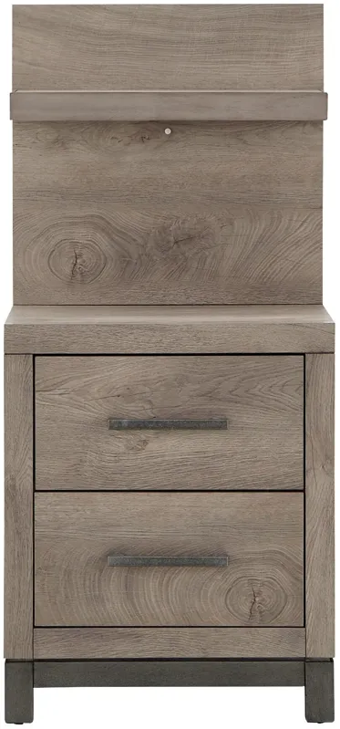 Home Elegance | Brooklyn Wall Panel Nightstand | Gray