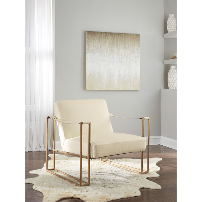 Kleemore Cream Accent Chair