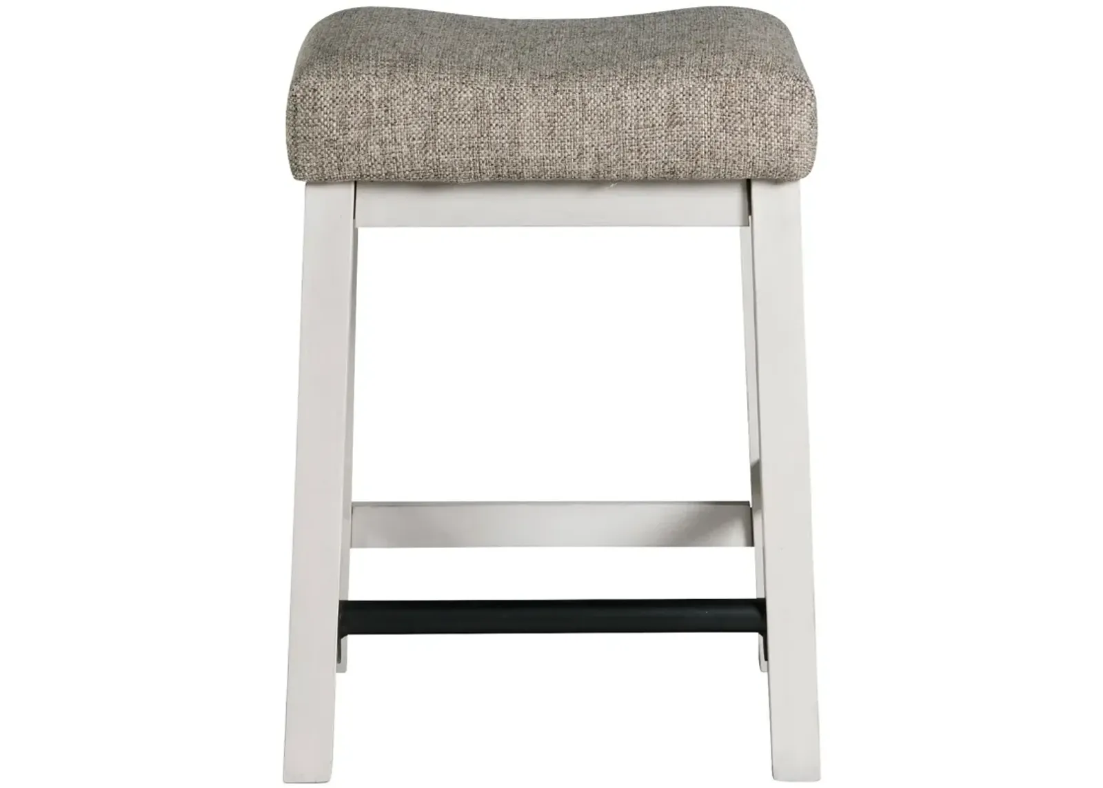 | Drake Backless Barstool | Rustic White