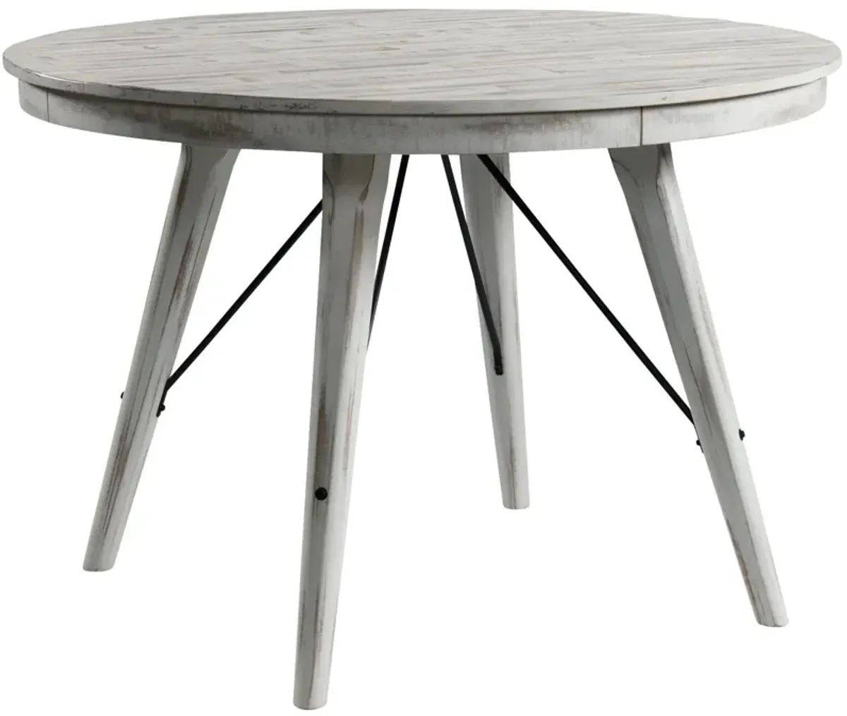 | Modern Rustic Counter Table | Weathered White