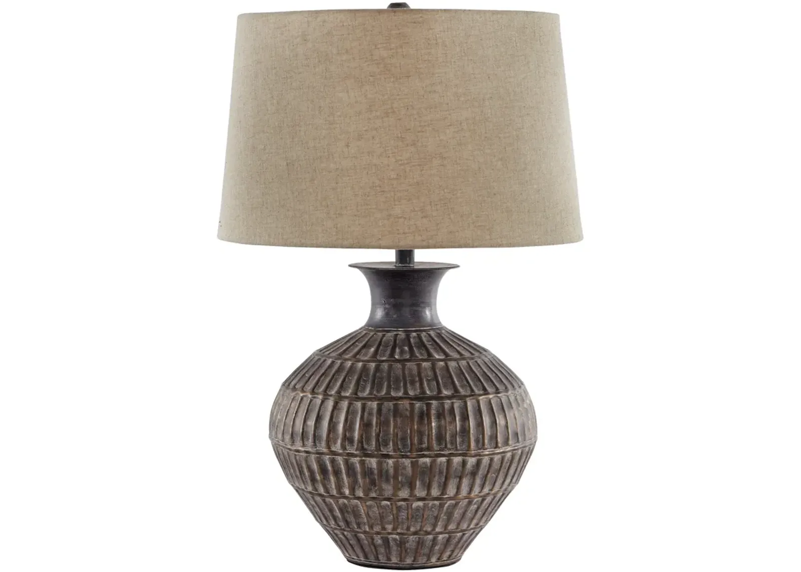 Ashley Furniture | Magan Table Lamp | Antique Bronze