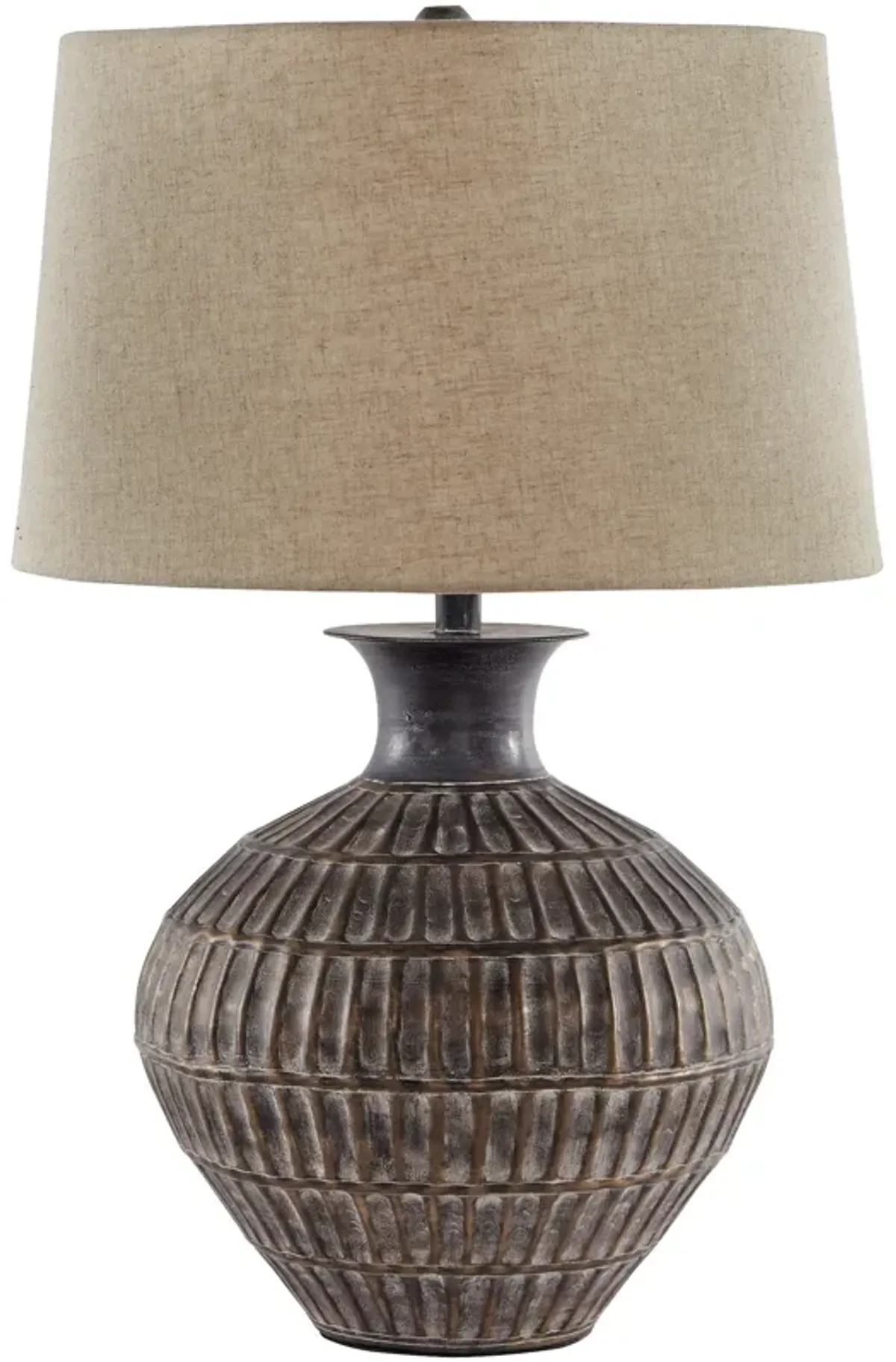 Ashley Furniture | Magan Table Lamp | Antique Bronze