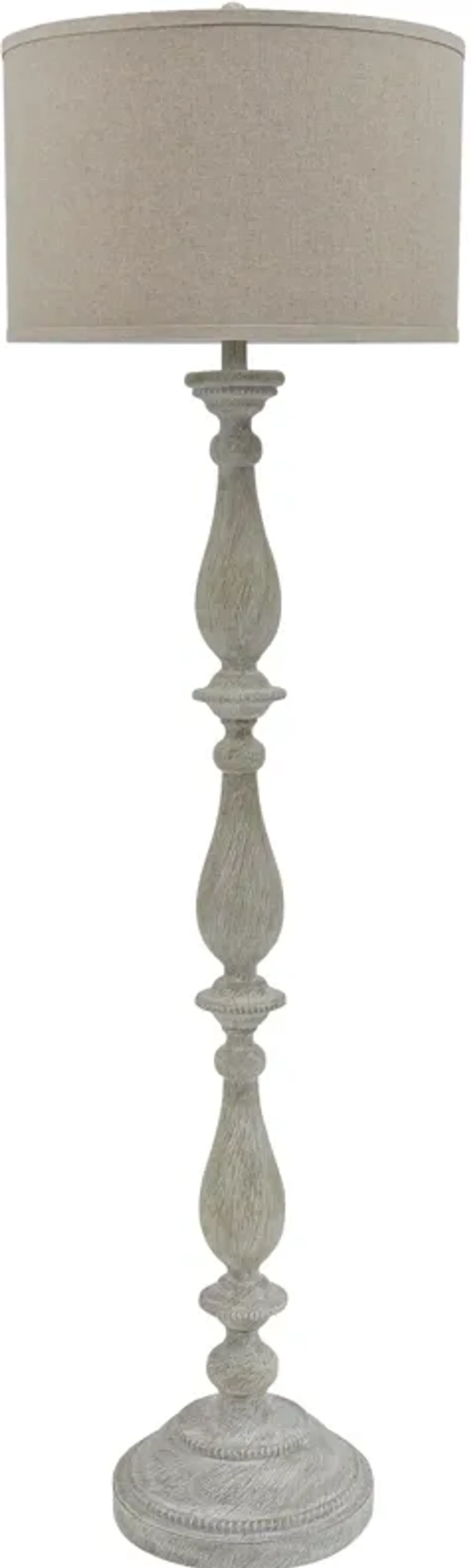 Ashley Furniture | Bernadate Floor Lamp | Whitewash