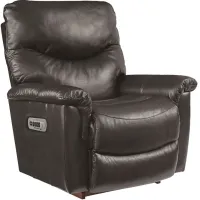 James Charcoal TriPower Recliner Chair