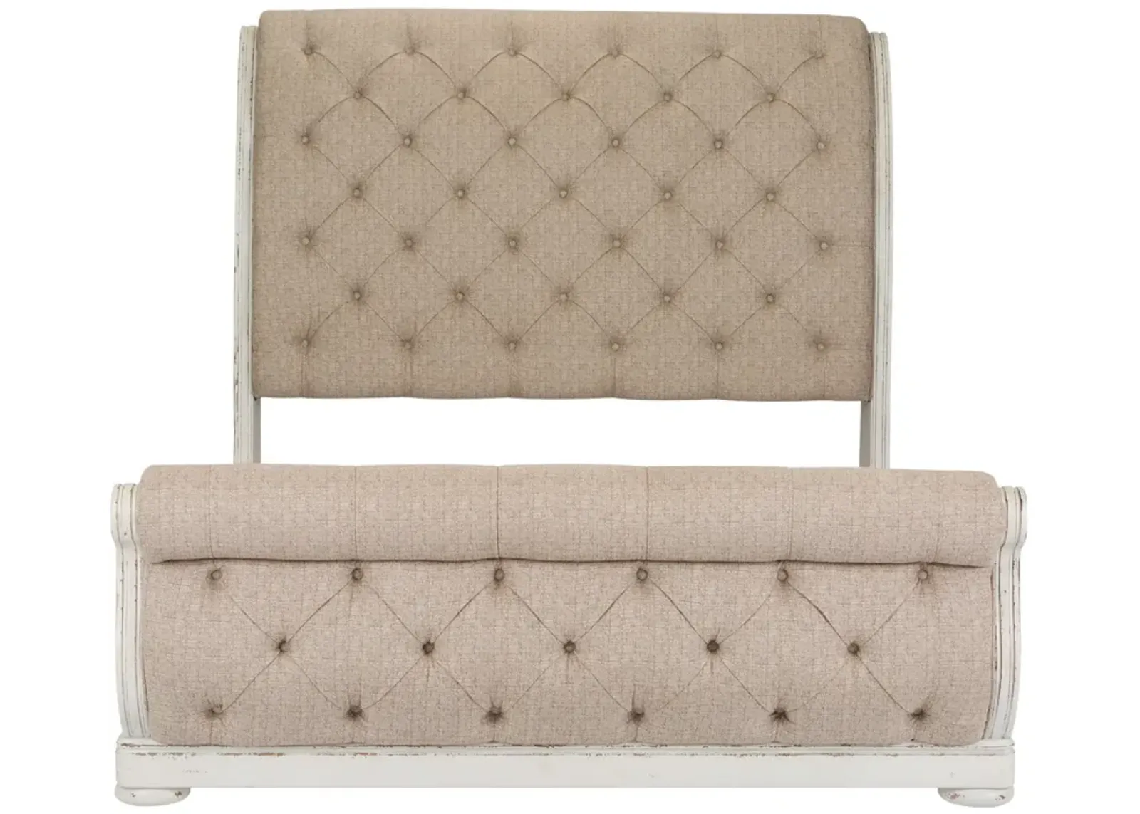 Abbey Park Upholstered Sleigh Bed