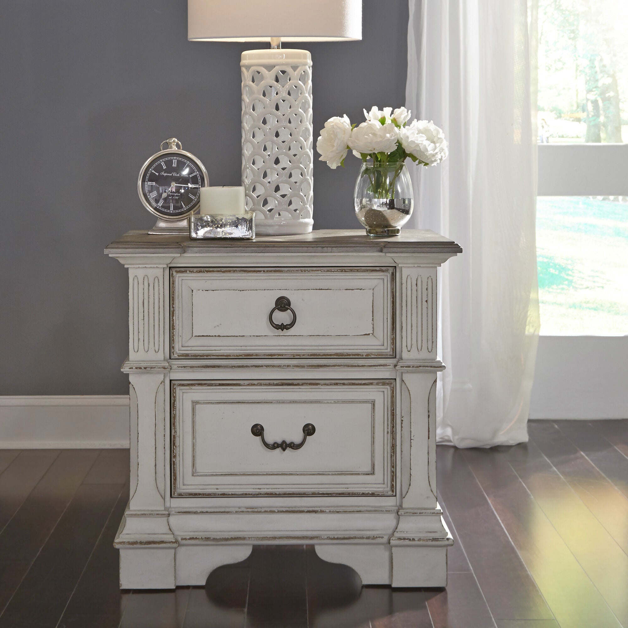 Liberty Furniture | Abbey Park Nightstand | White