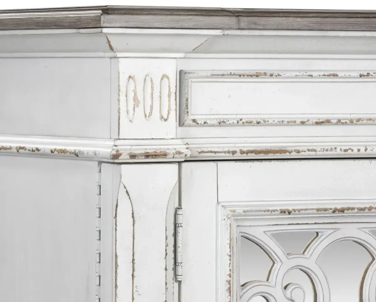 Liberty Furniture Abbey Park Mirrored Door Chest