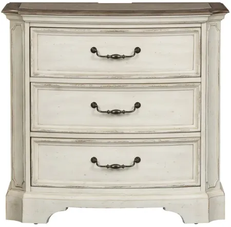 Abbey Road White Bedside Chest