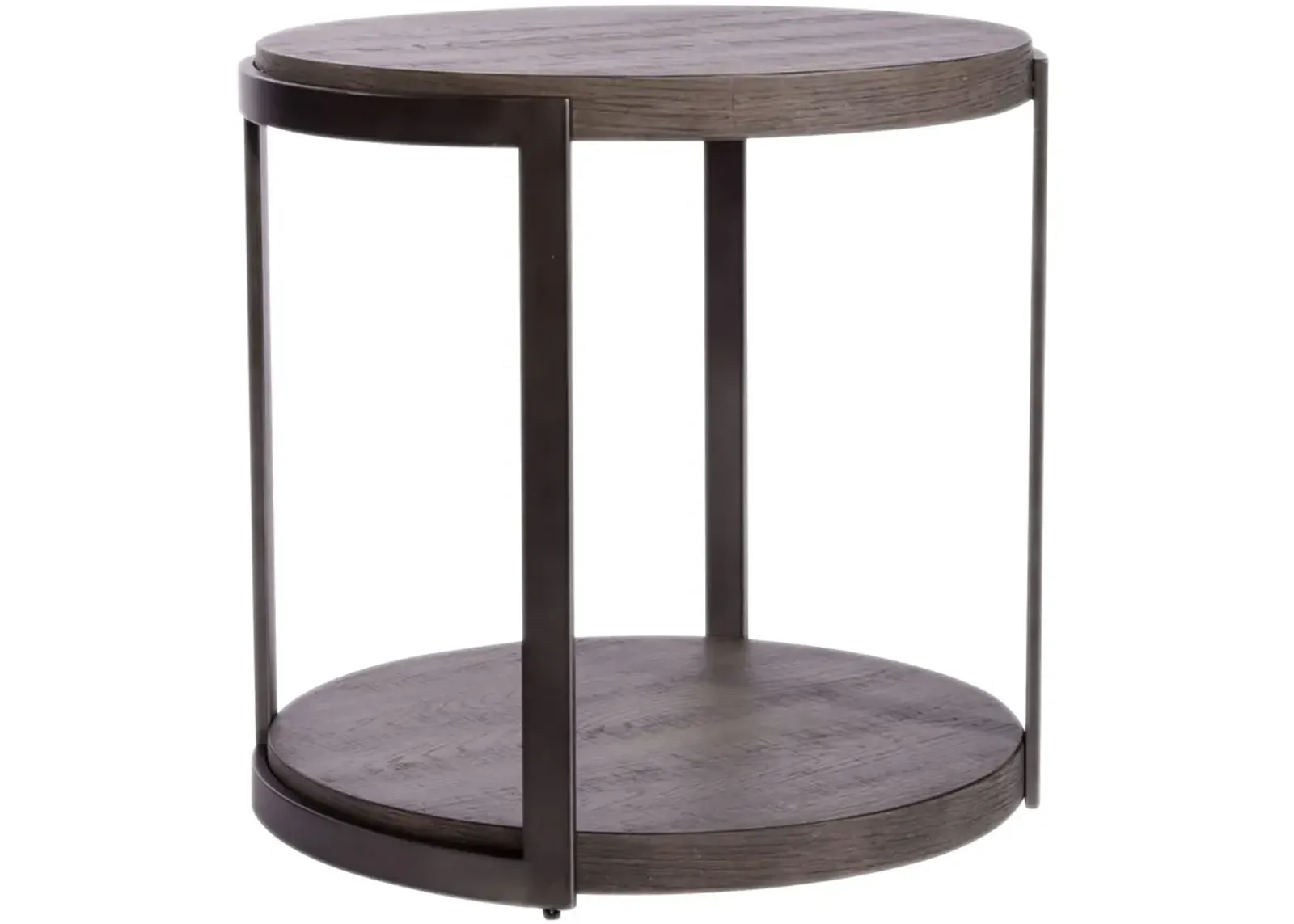 Modern View Round End Table