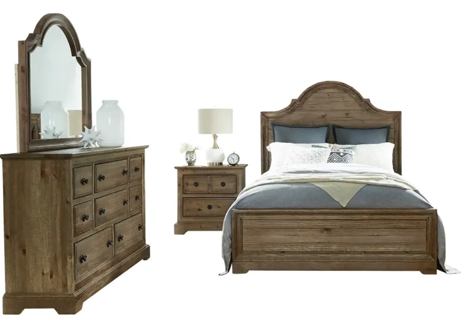 | Queen Wildfire 4 Piece Room Group | Carmel