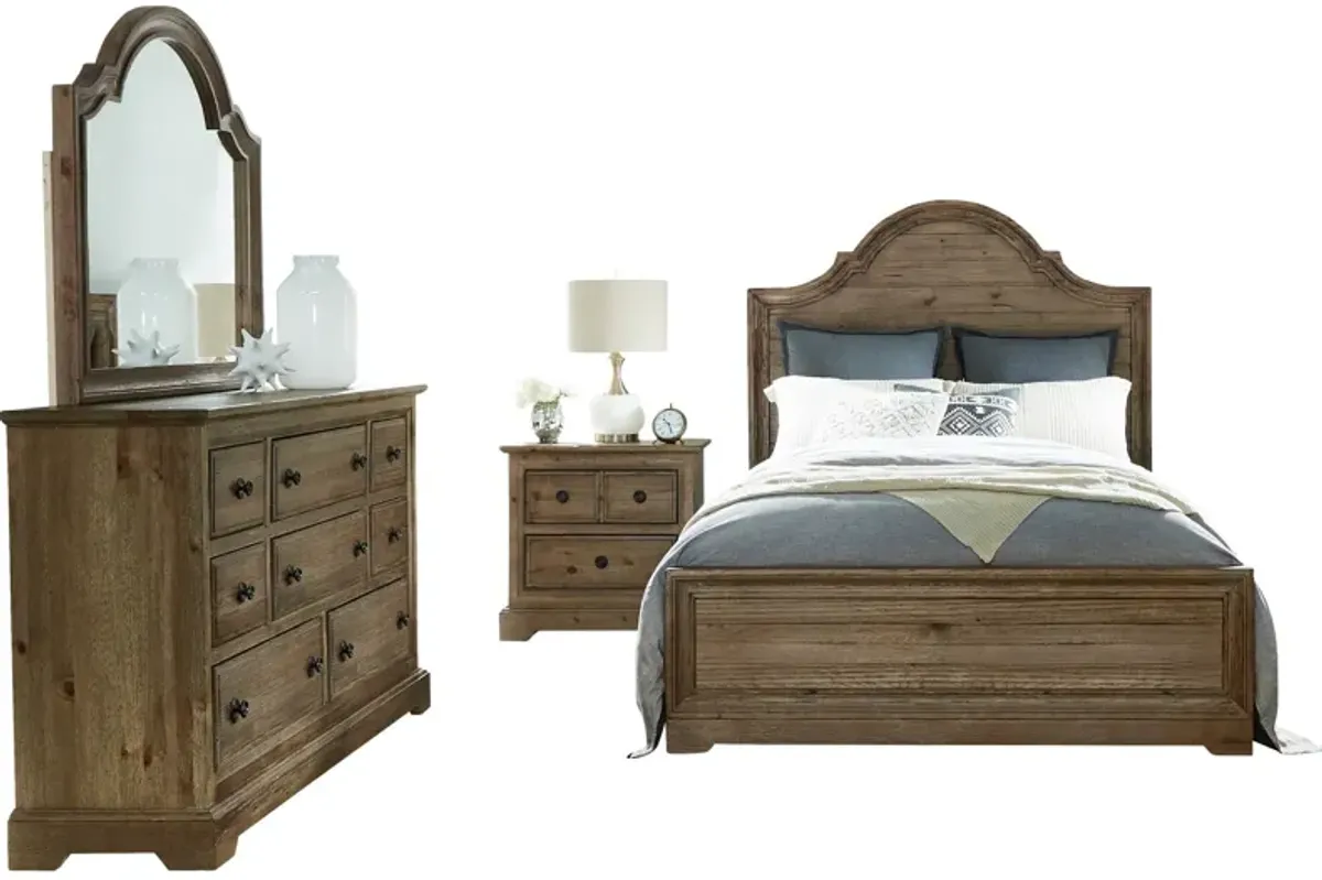 | Queen Wildfire 4 Piece Room Group | Carmel