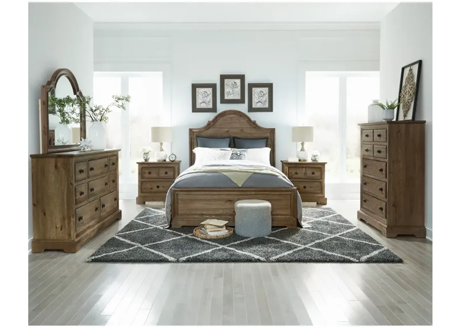 | King Wildfire 4 Piece Room Group | Carmel