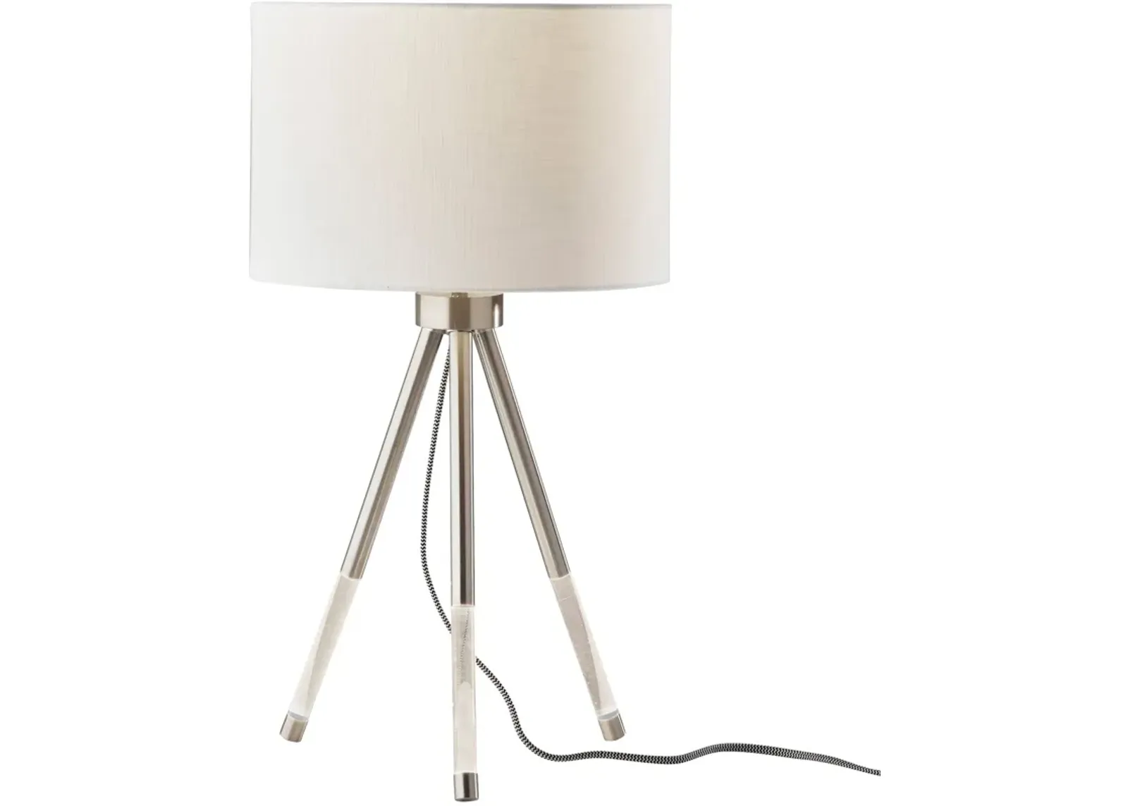 | Della Table Lamp | Brushed Steel