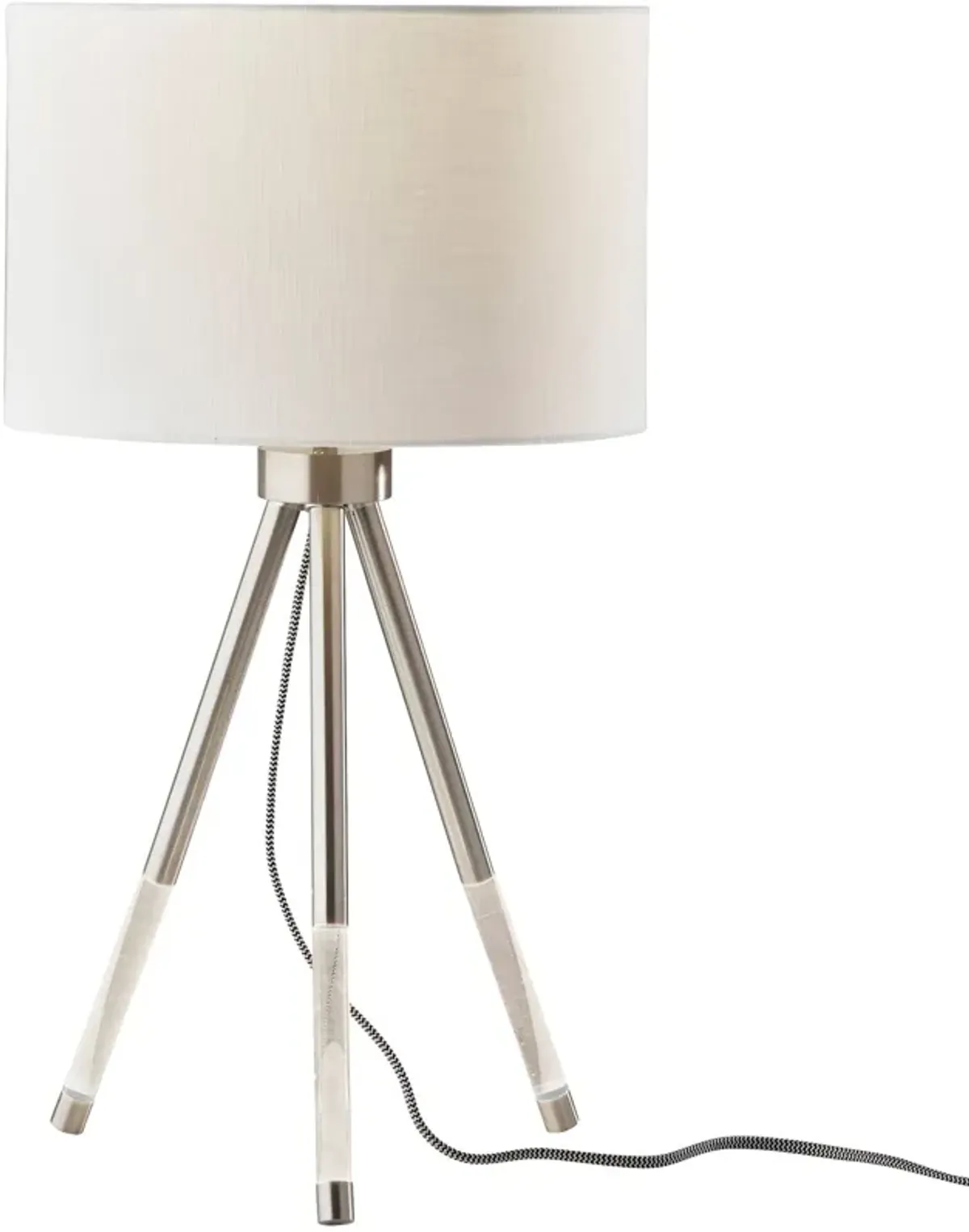 | Della Table Lamp | Brushed Steel