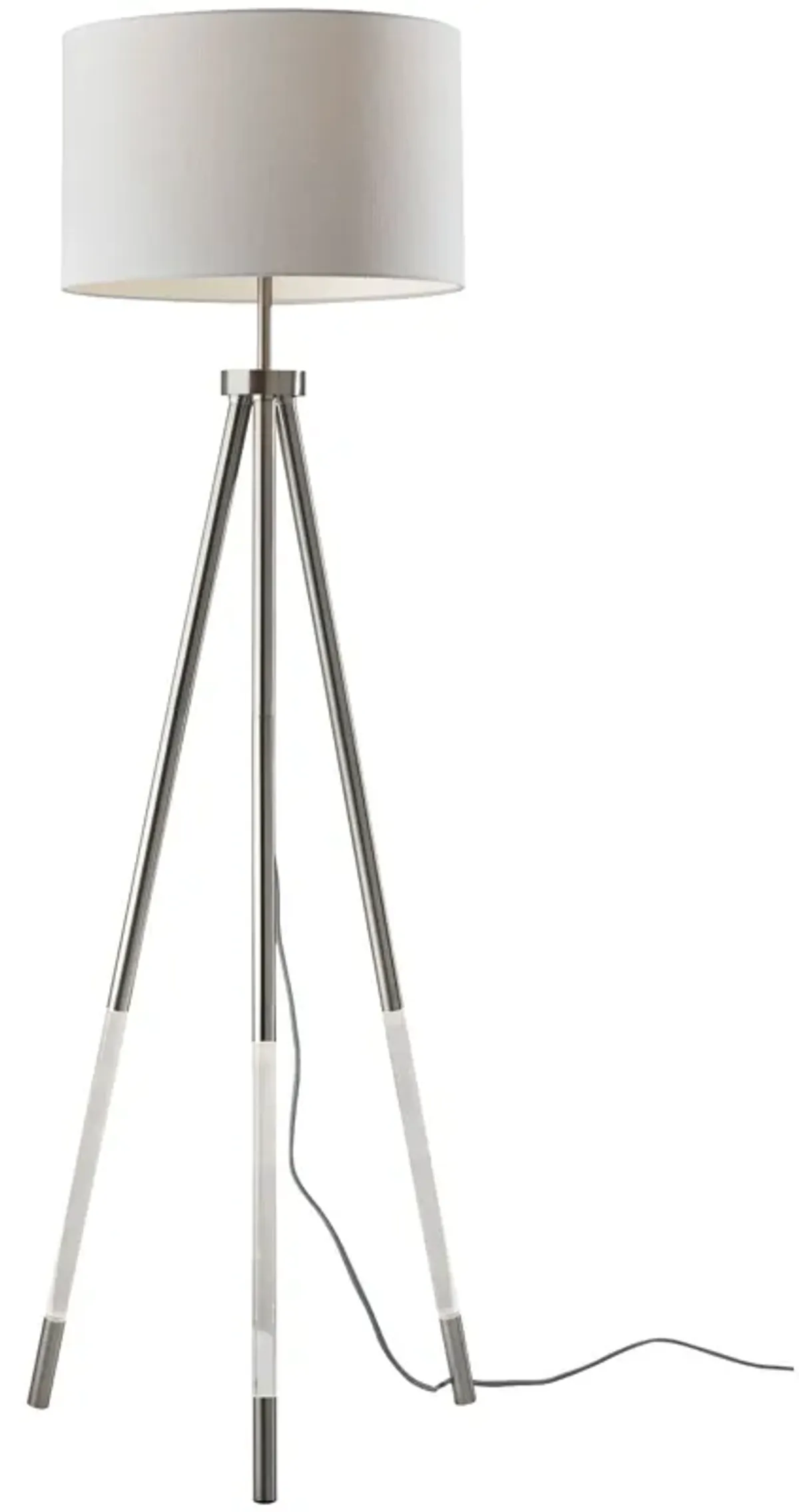 | Della Floor Lamp | Brushed Steel